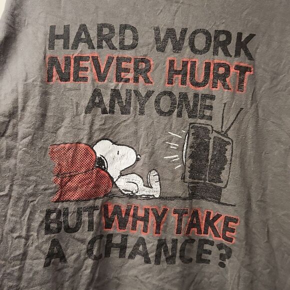 Snoopy Peanuts T-shirt 2XL - Picture 2 of 5